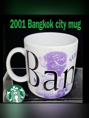 Starbucks 2001 Bangkok Ceramic City Mug Series